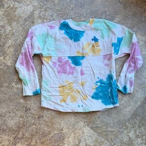 Disney Youth Spirit Jersey Colorful Tie-Dye Size Large 11/12